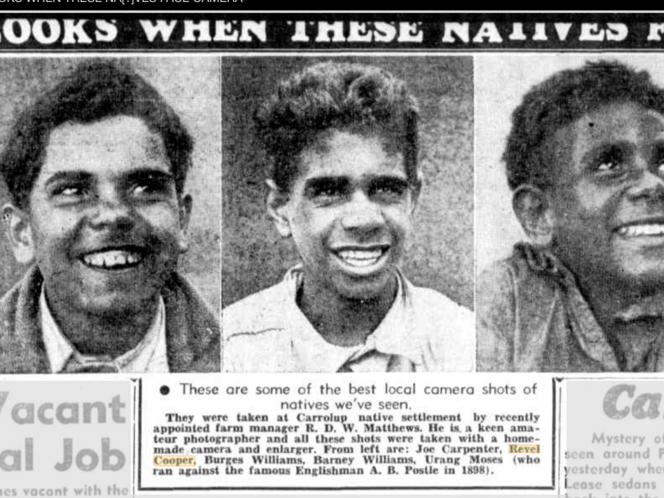 Photographs of three of the Carrolup boys. Sunday Times , 7th July 1945. Retrieved from Trove, National Library of Australia.