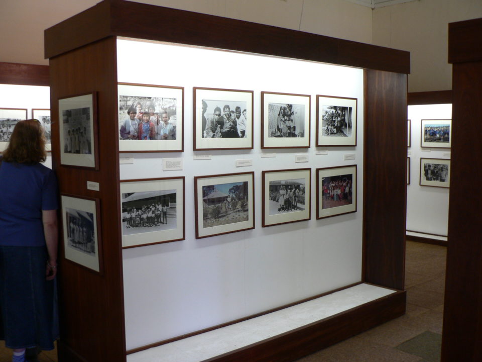 Photographic exhibition at Marribank Cultural Centre, focussed on the Marribank Baptist Union years, 1952-80. Photo: John Stanton, 12th September 2007.